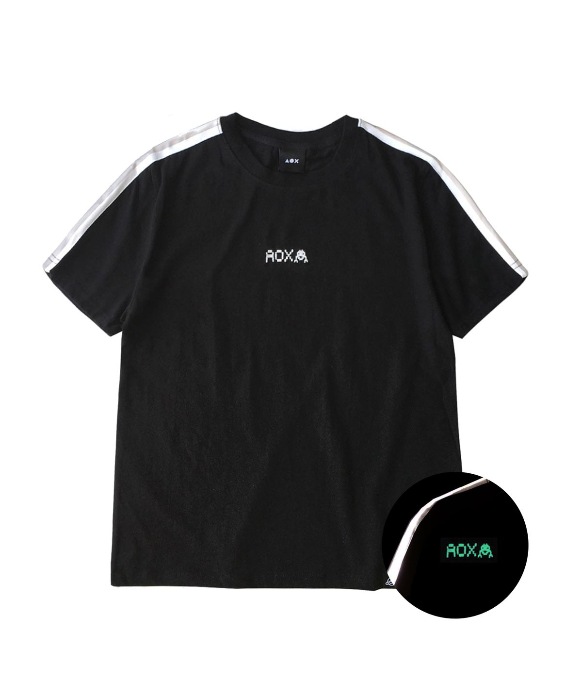에이오엑스(AOX) Line reflective t-shirt(Black)