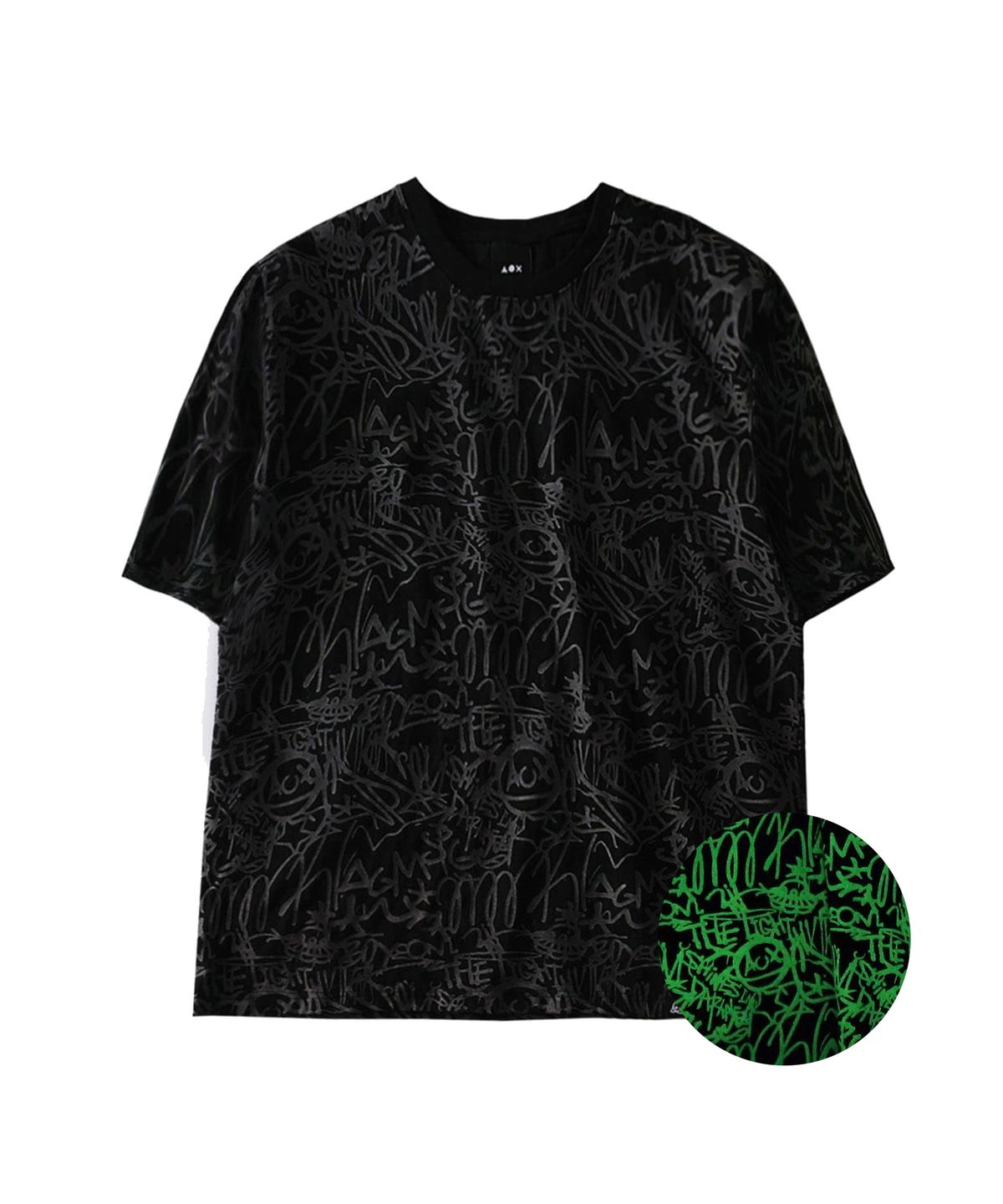 에이오엑스(AOX) Graffiti  t-shirt(Black)