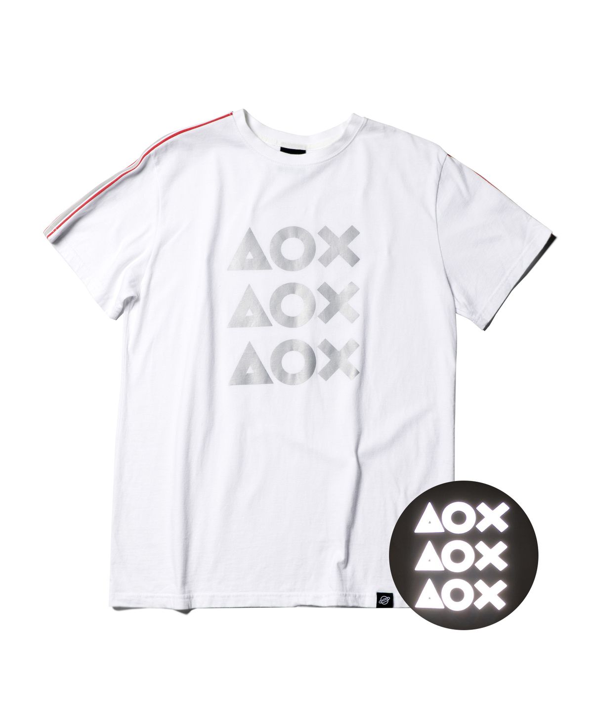 에이오엑스(AOX) Signature reflective t-shirt