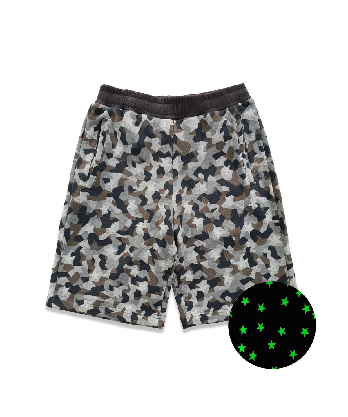 에이오엑스(AOX) Star camo half pants(Gray)