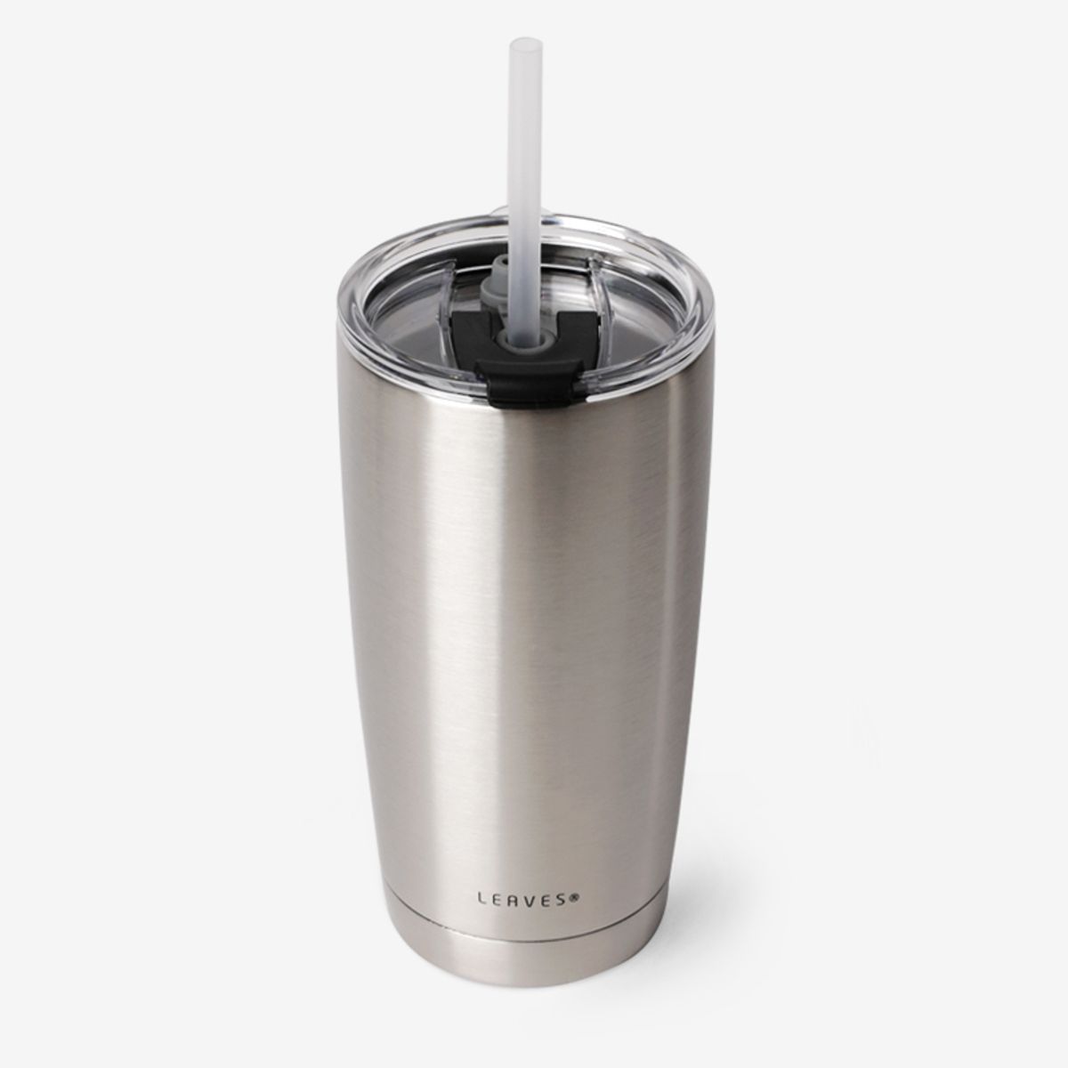 리브스(LEAVES) 보온보냉 빨대 텀블러 20oz_SILVER