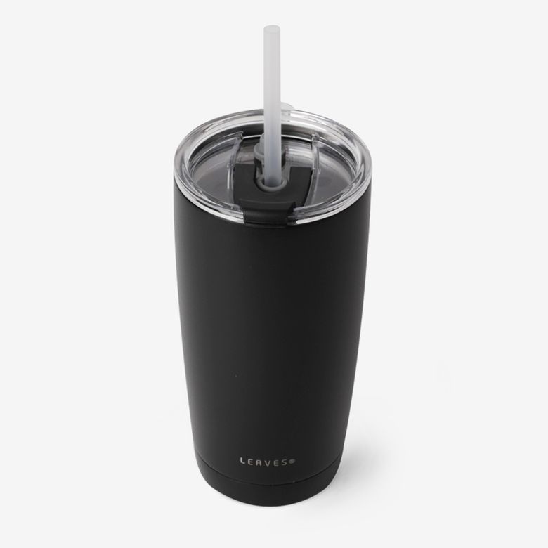 보온보냉 빨대 텀블러 20oz_BLACK