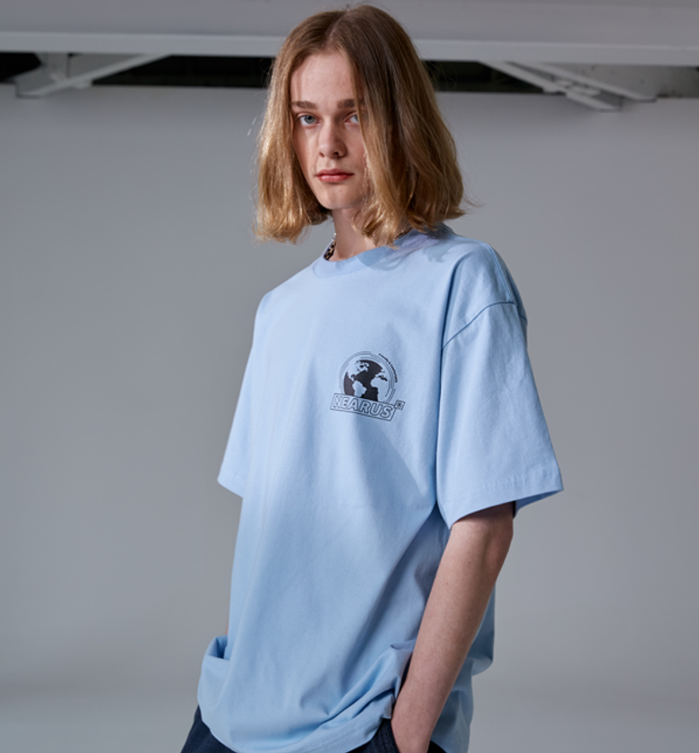 반팔티셔츠EARTH LOGO OVER TEE