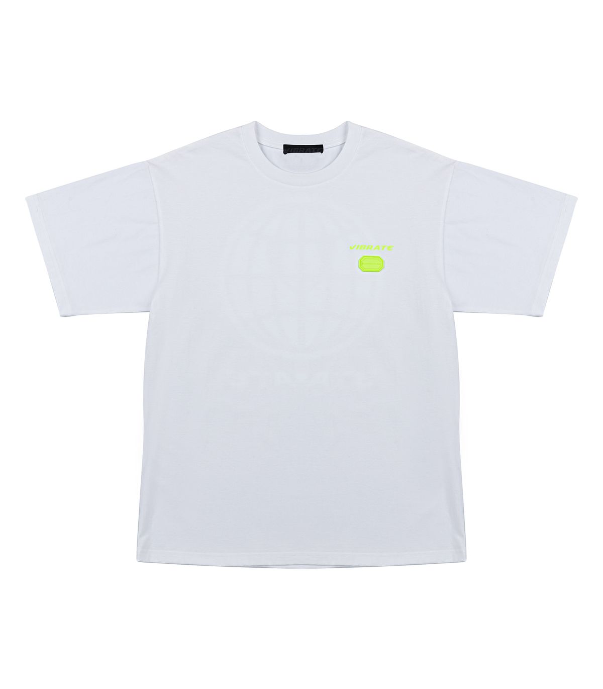 바이브레이트(VIBRATE) V GLOBE LOGO T-SHIRT (WHITE)