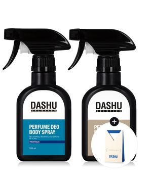 SET 퍼퓸 데오 바디스프레이 200ml (프레쉬향+딥우디향)(+선물패키지 증정)
