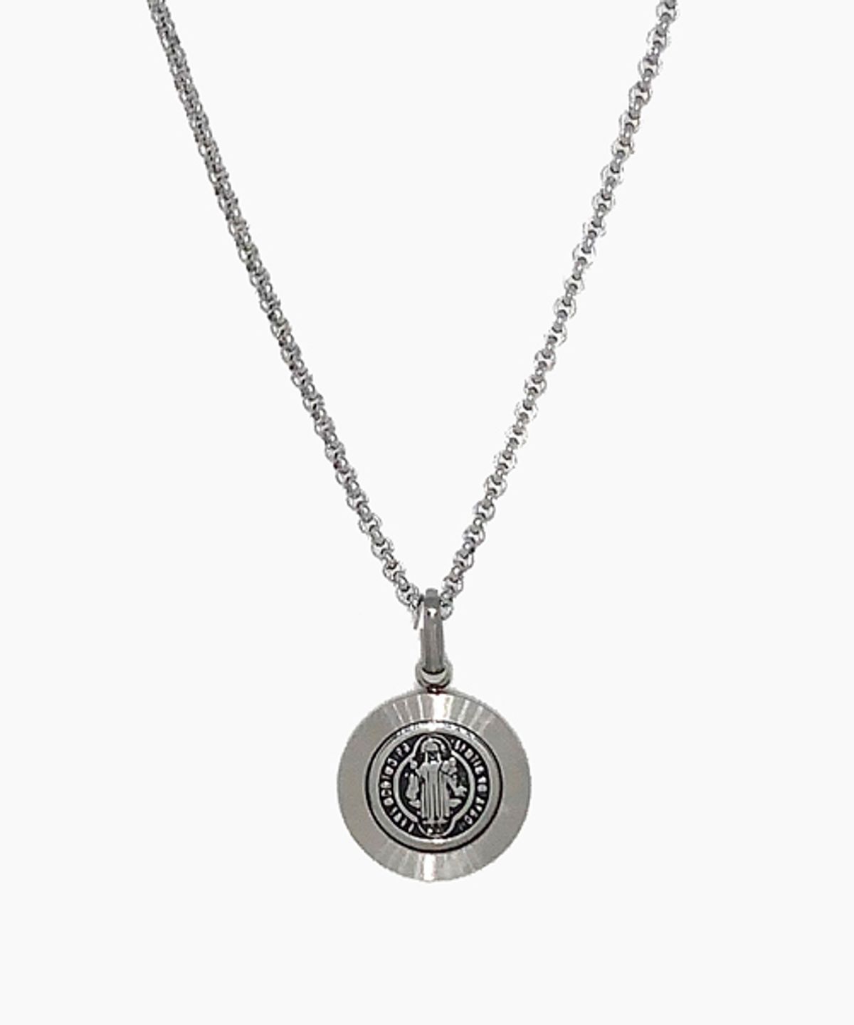 셉텐벌5(SEPTEMBER5) Steel oval chain necklace