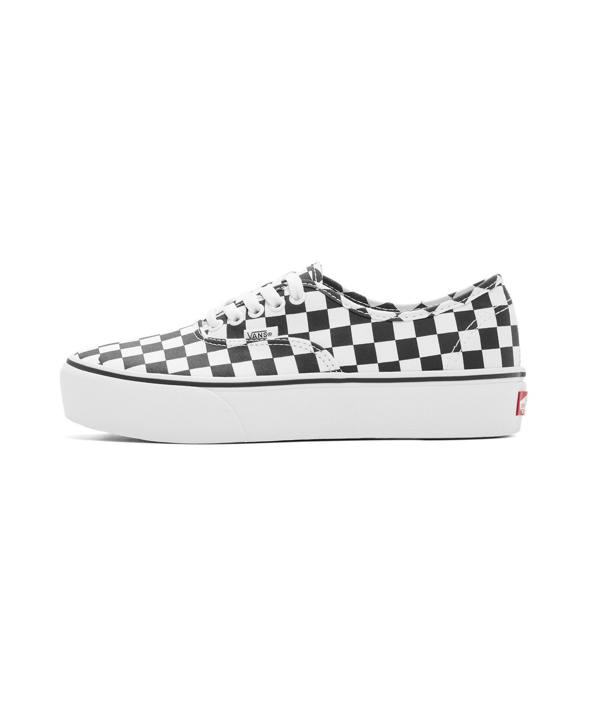 반스(VANS) 어센틱 플랫폼 2.0 - 체커보드:트루 화이트 / VN0A3AV8QXH1