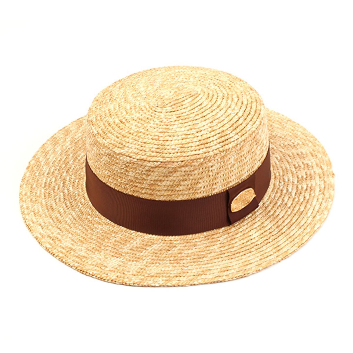유니버셜 케미스트리(UNIVERSAL CHEMISTRY) Kangkang Brown Line Panama Hat 파나마햇