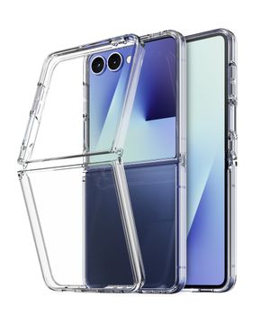 에어클로 갤럭시 Z 플립 7/6/5/4/3 이중보호 투명 케이스