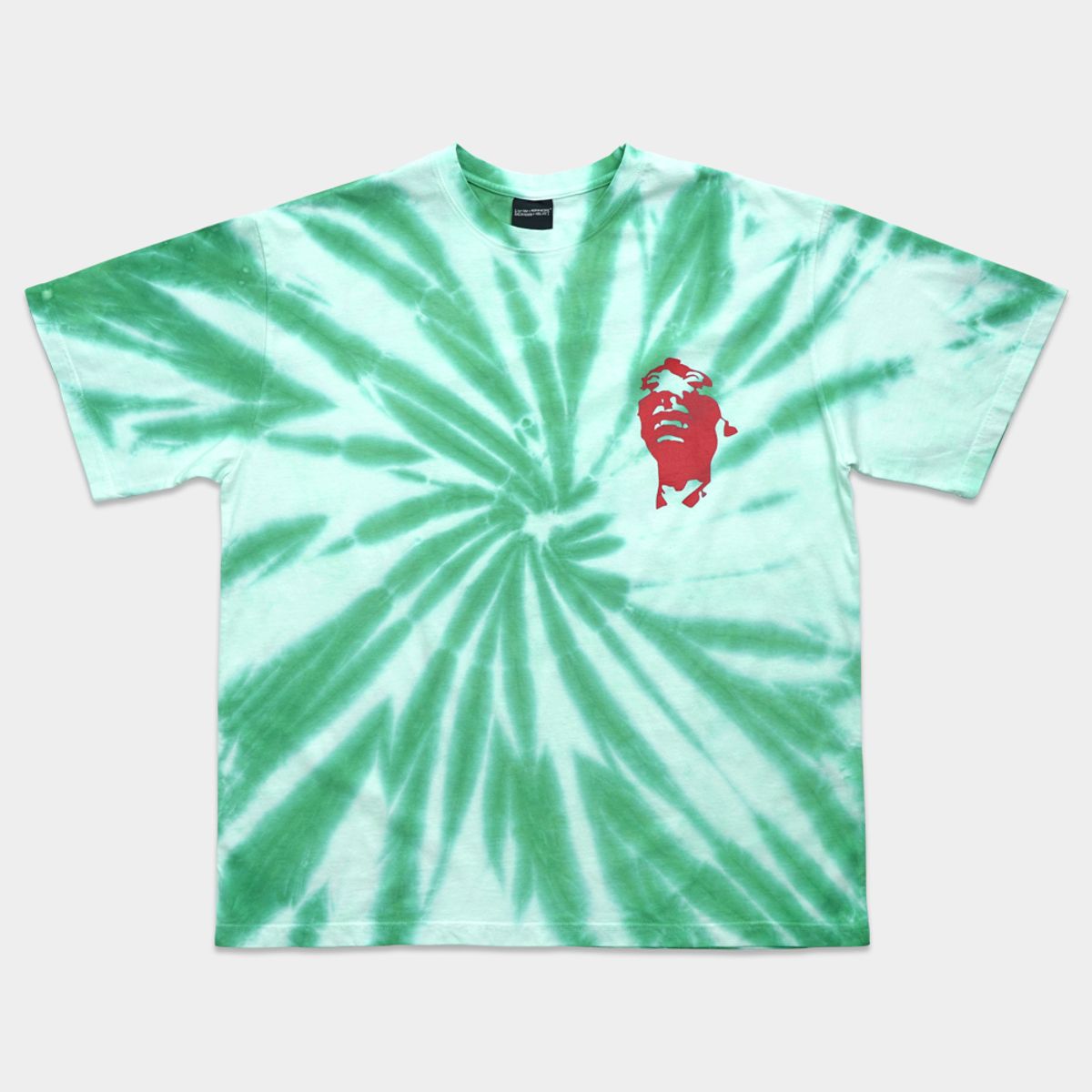 아임낫어휴먼비잉(I AM NOT A HUMAN BEING) TIE-DYE SATAN TEE - GREEN
