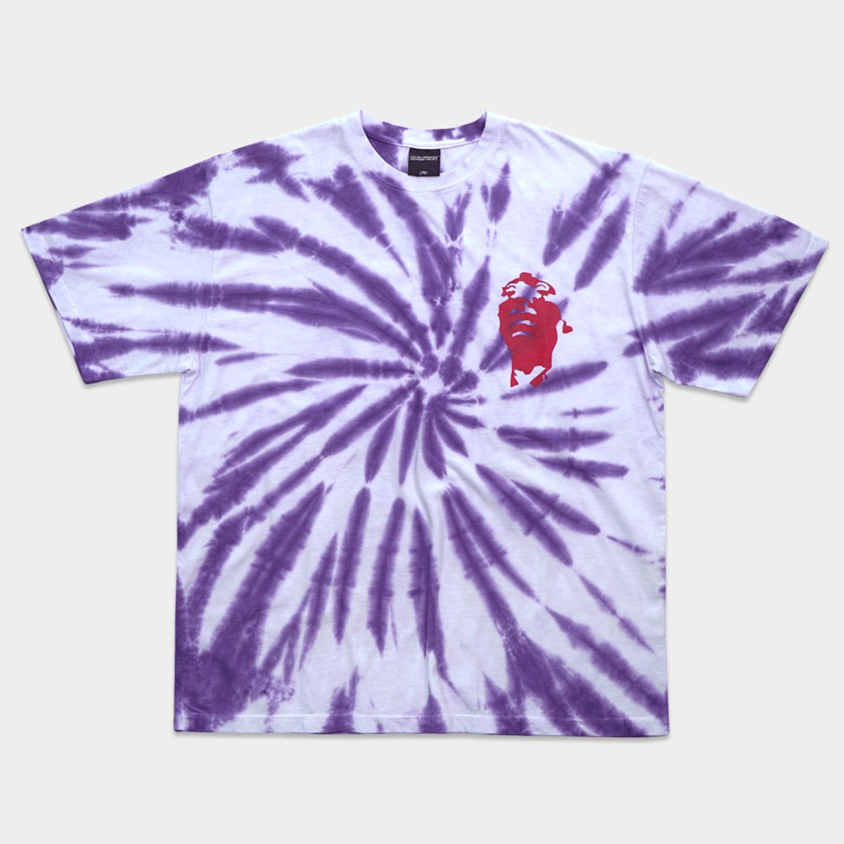 아임낫어휴먼비잉(I AM NOT A HUMAN BEING) TIE-DYE SATAN TEE - PURPLE