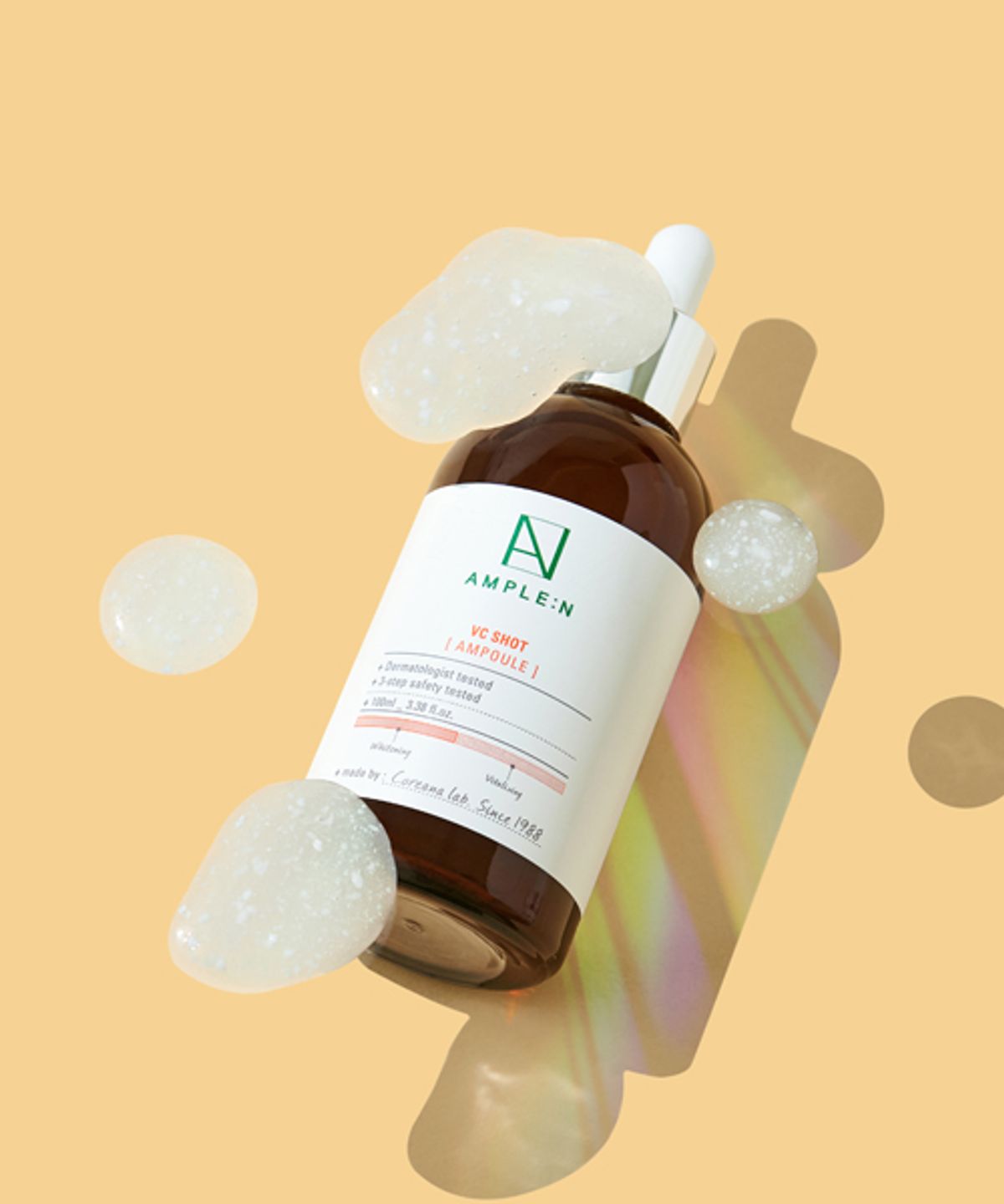 앰플엔(AMPLEN) (미백잡티)VC샷 앰플 대용량 100ml