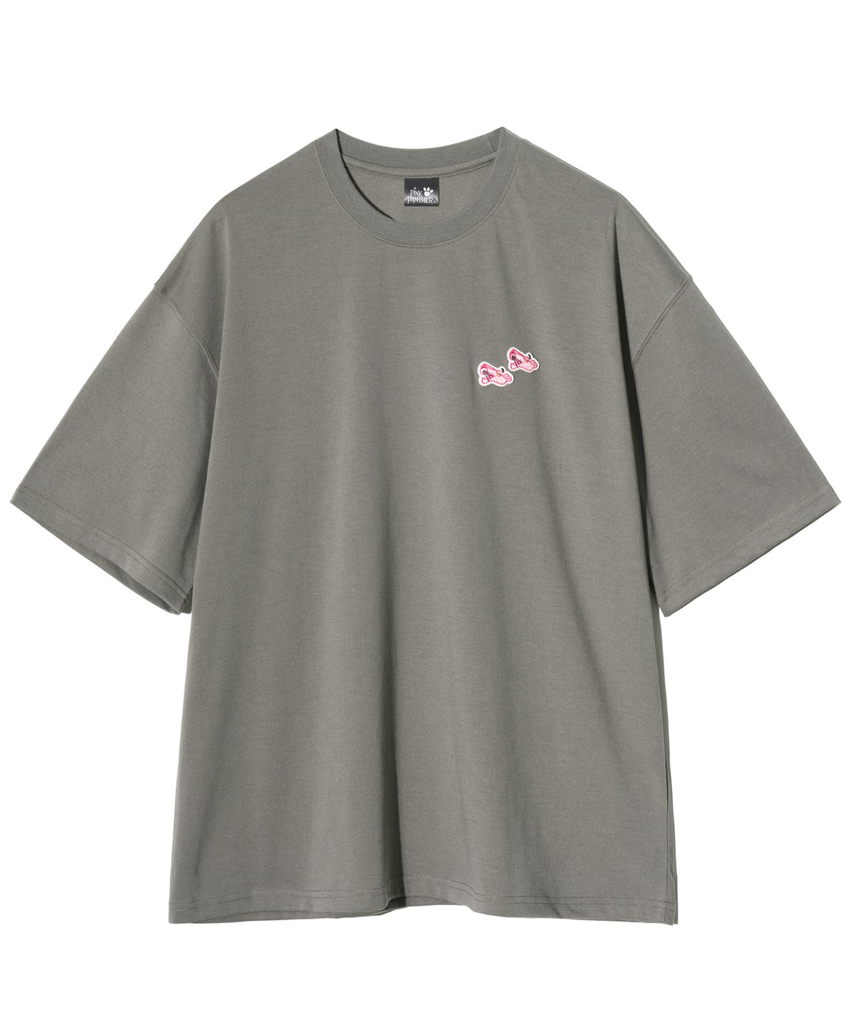 파르티멘토(PARTIMENTO) [PINK PANTHER] 패치 로고 티 카키 브라운