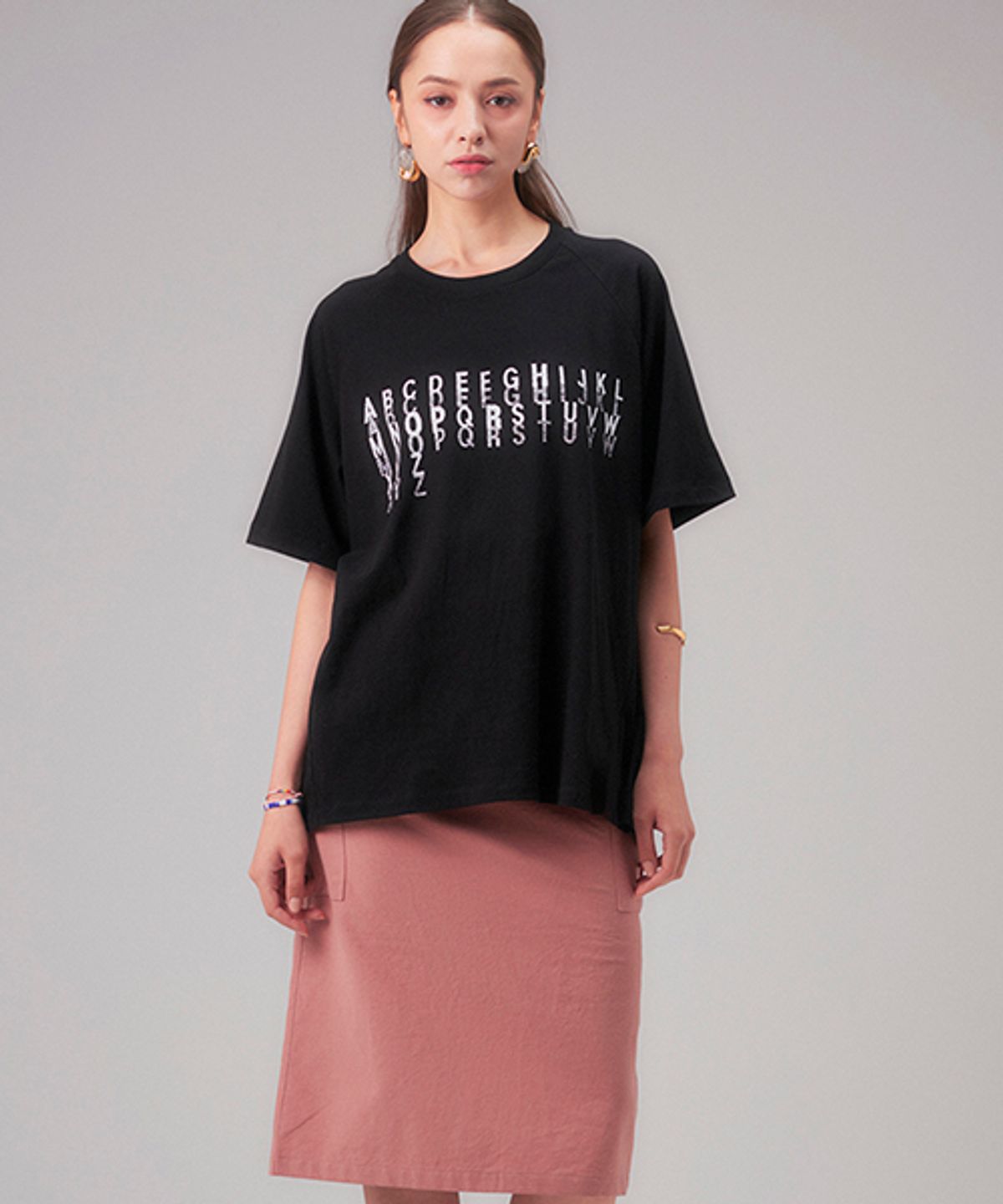 로희어패럴(ROHEE APPAREL) RAGLAN T-SHIRT / BLACK
