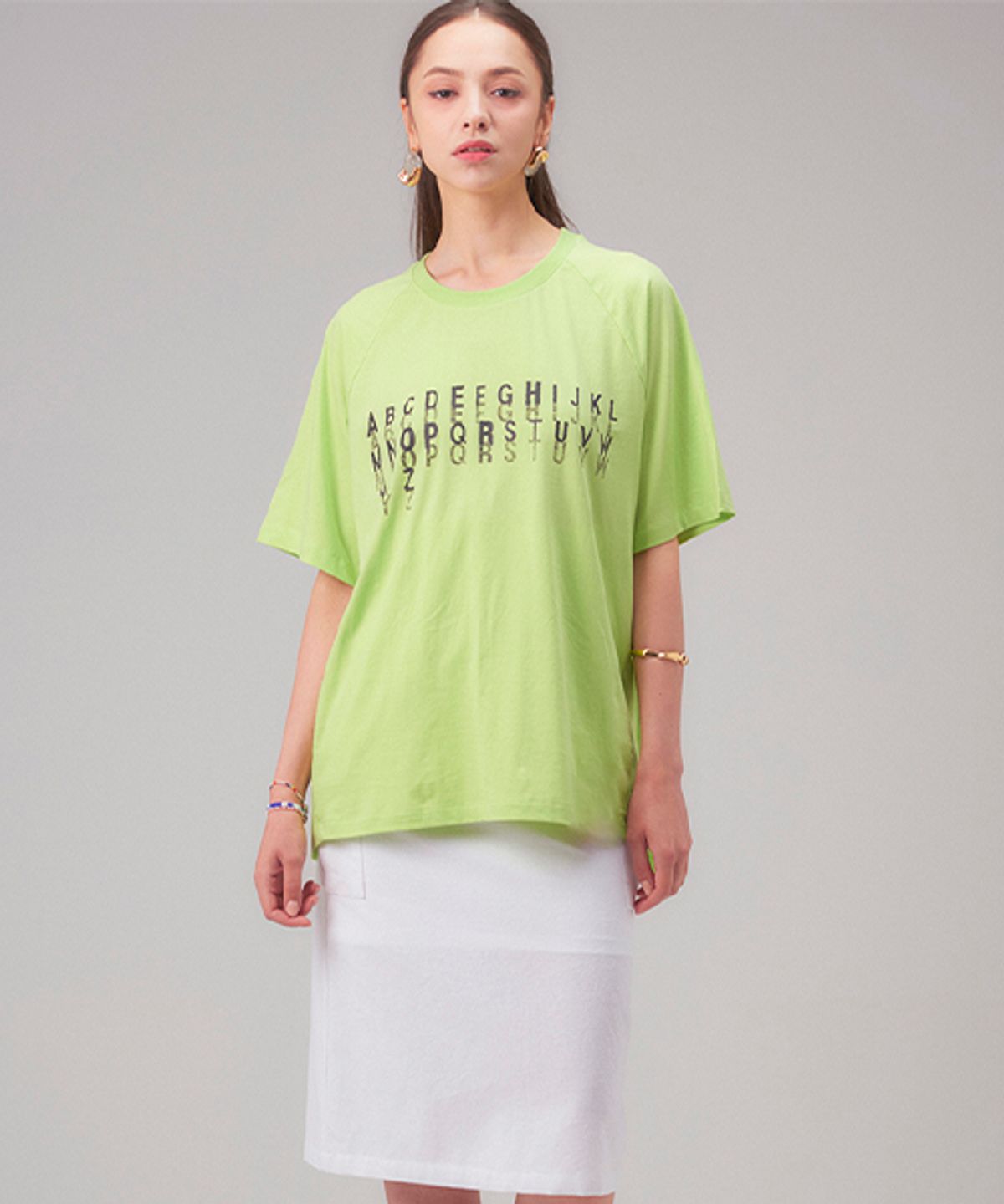 로희어패럴(ROHEE APPAREL) RAGLAN T-SHIRT / GREEN