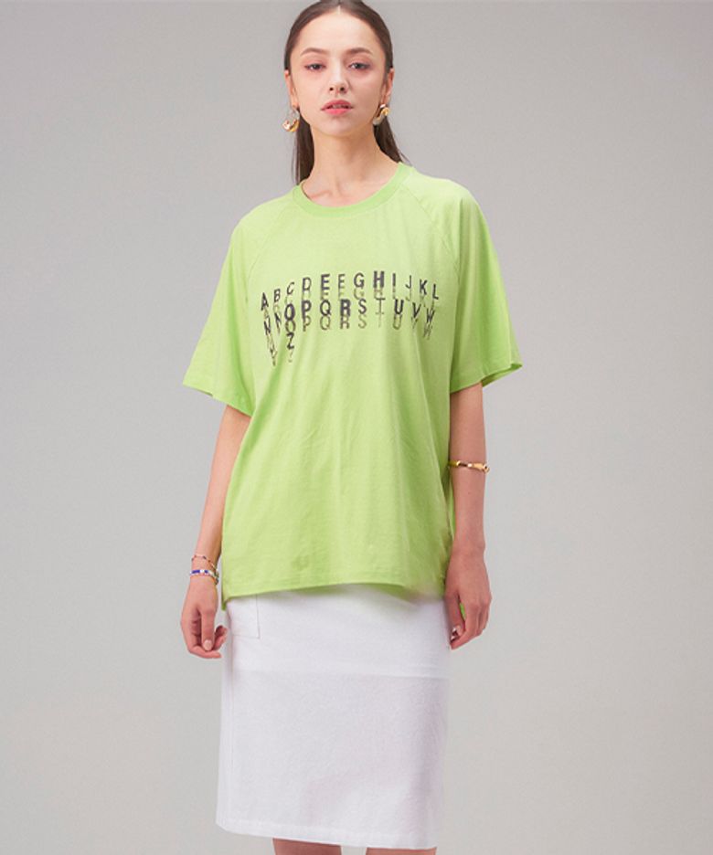 RAGLAN T-SHIRT / GREEN