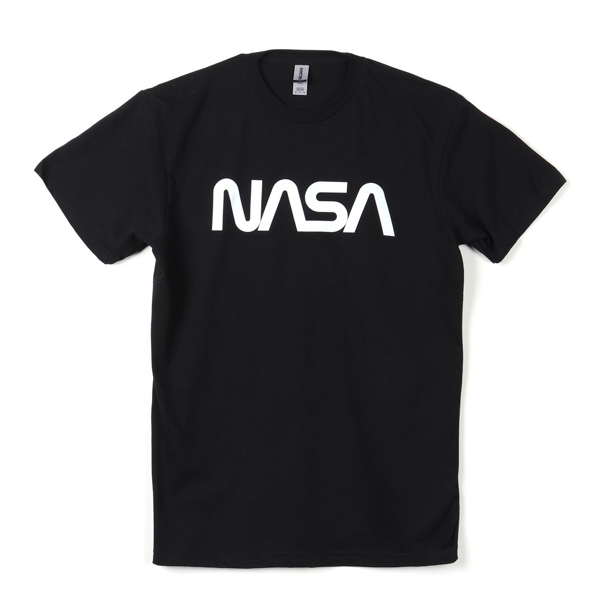 로스코(ROTHCO) 2144 Rothco Authentic NASA Worm Logo T-Shirt - Black