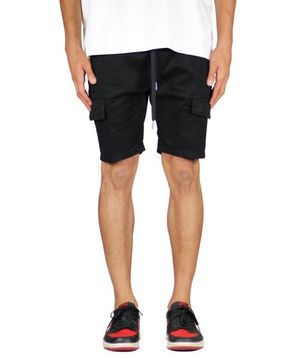 블랙 카고 반바지
