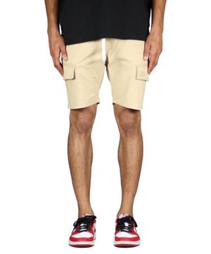 카키 카고 반바지