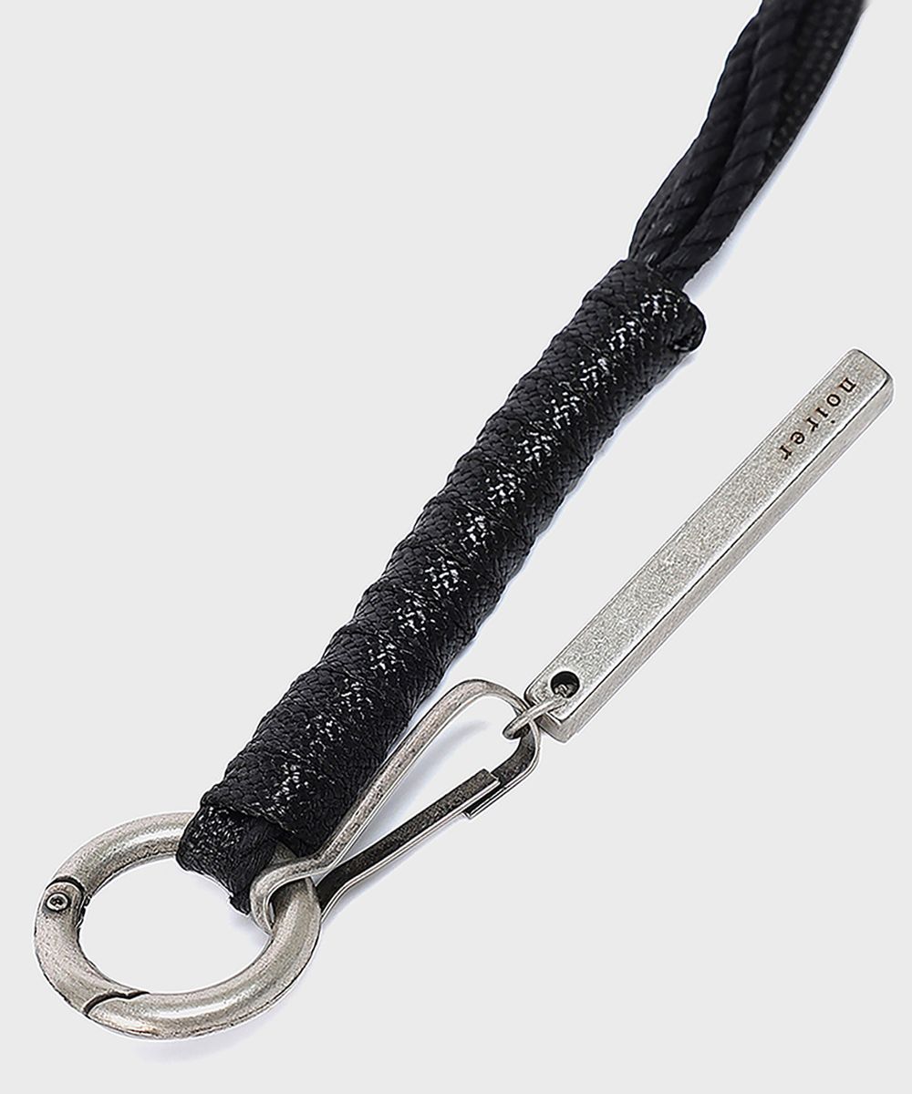 ☆送料・関税込☆NOIRER★SIGNATURE WEAVING KEY-RING★ MUSINSA | NOIRER Signature Weaving Key Ring (Black)
