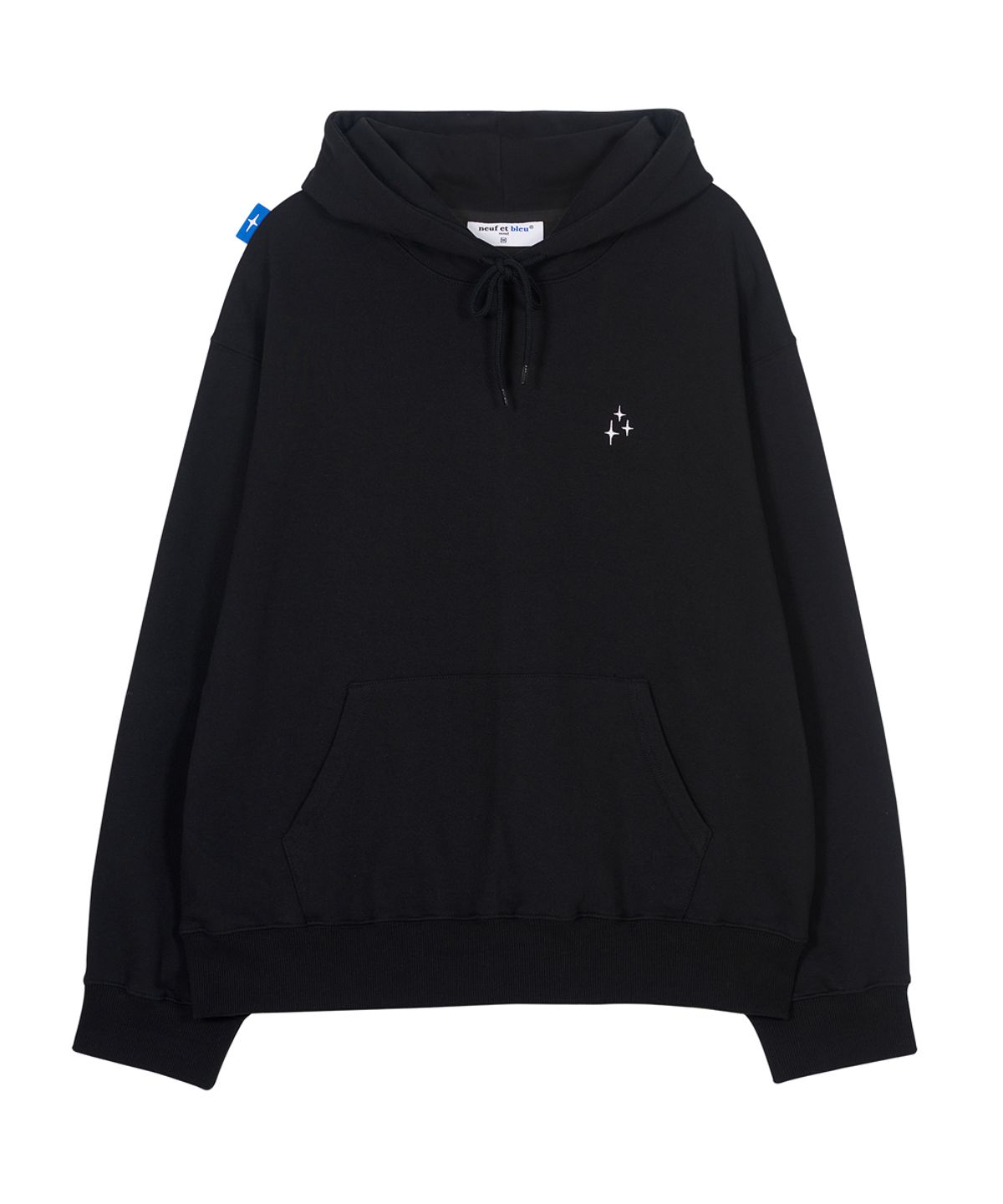 누프에블루(NEUFETBLEU) NEB hoody (black)