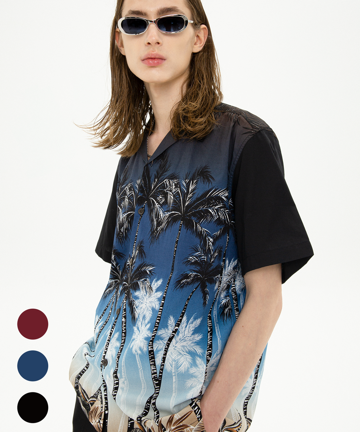 아파트먼트(APARTMENT) HAWAIIAN PALAMA HALF SHIRTS (3 COLOR)