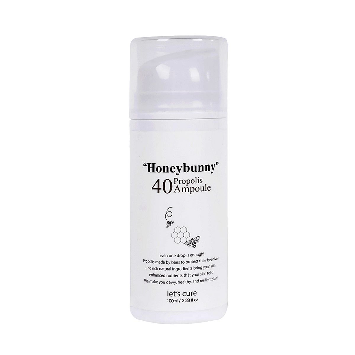 레츠큐어(LET'S CURE) 꿀광 대용량 수분 프로폴리스 허니버니 앰플 100ml