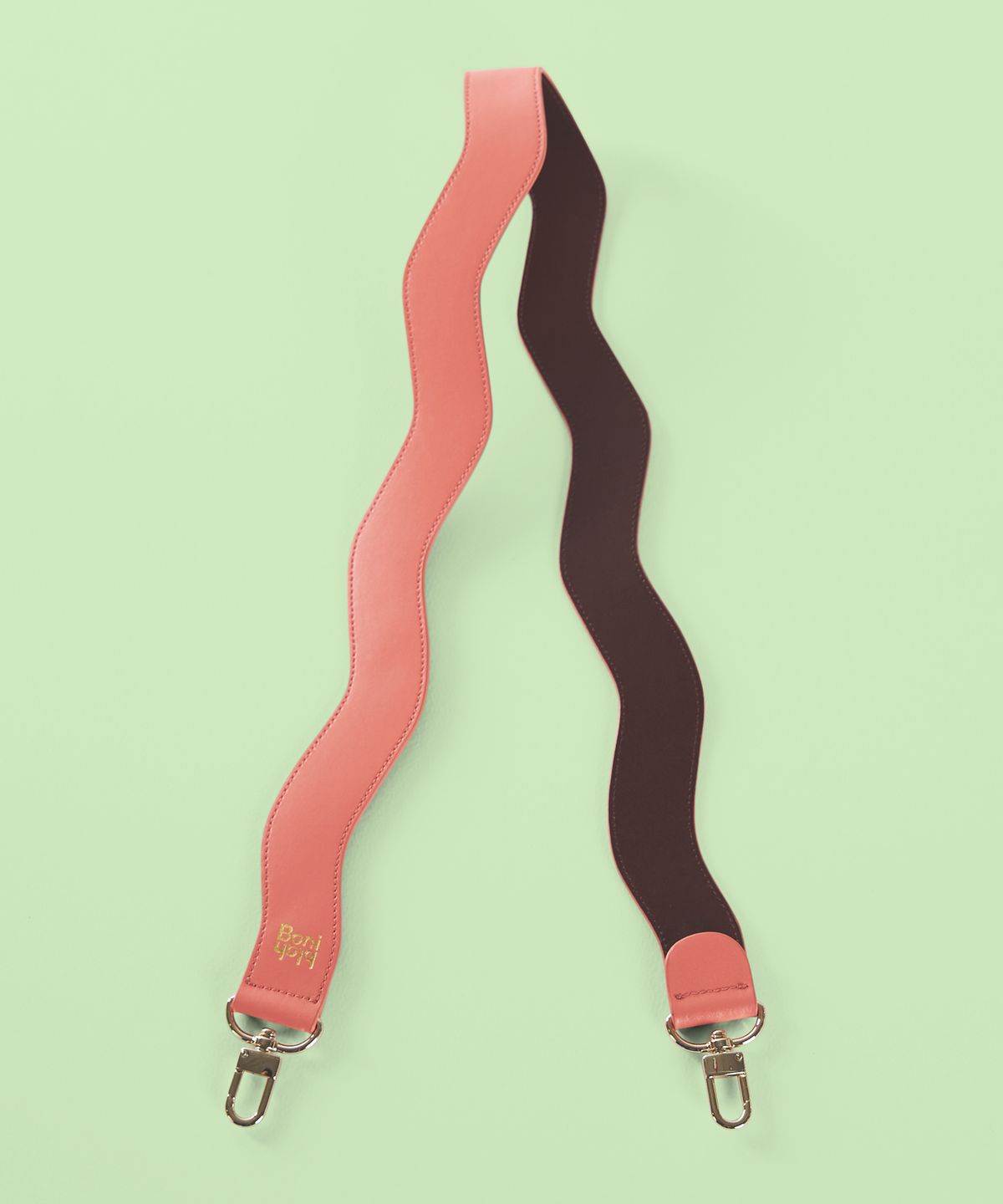 보니블라(BONIBLAH) BAGUE STRAP (CORAL WINE)