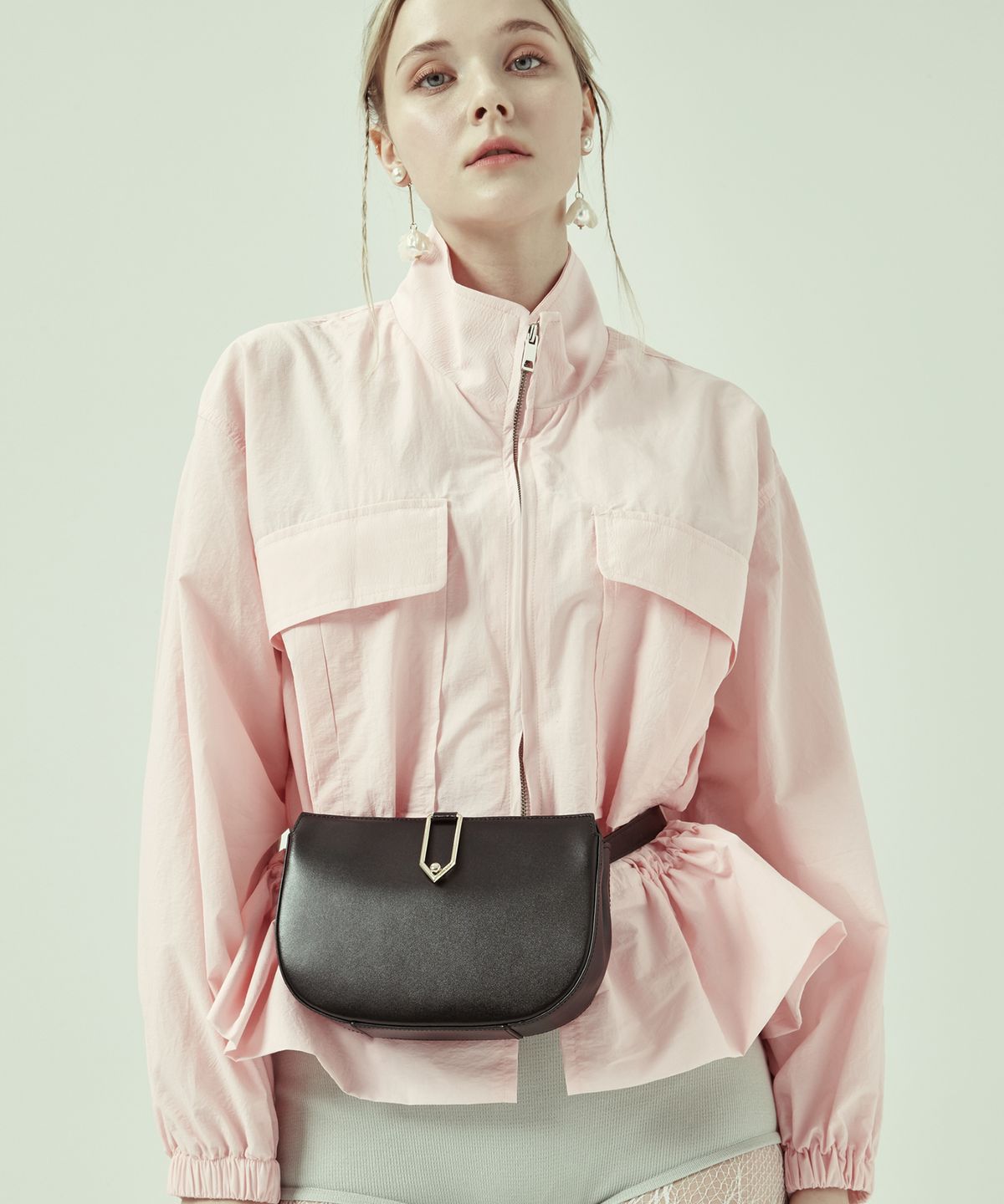 보니블라(BONIBLAH) TOIRE BAG (EBONY BLACK)