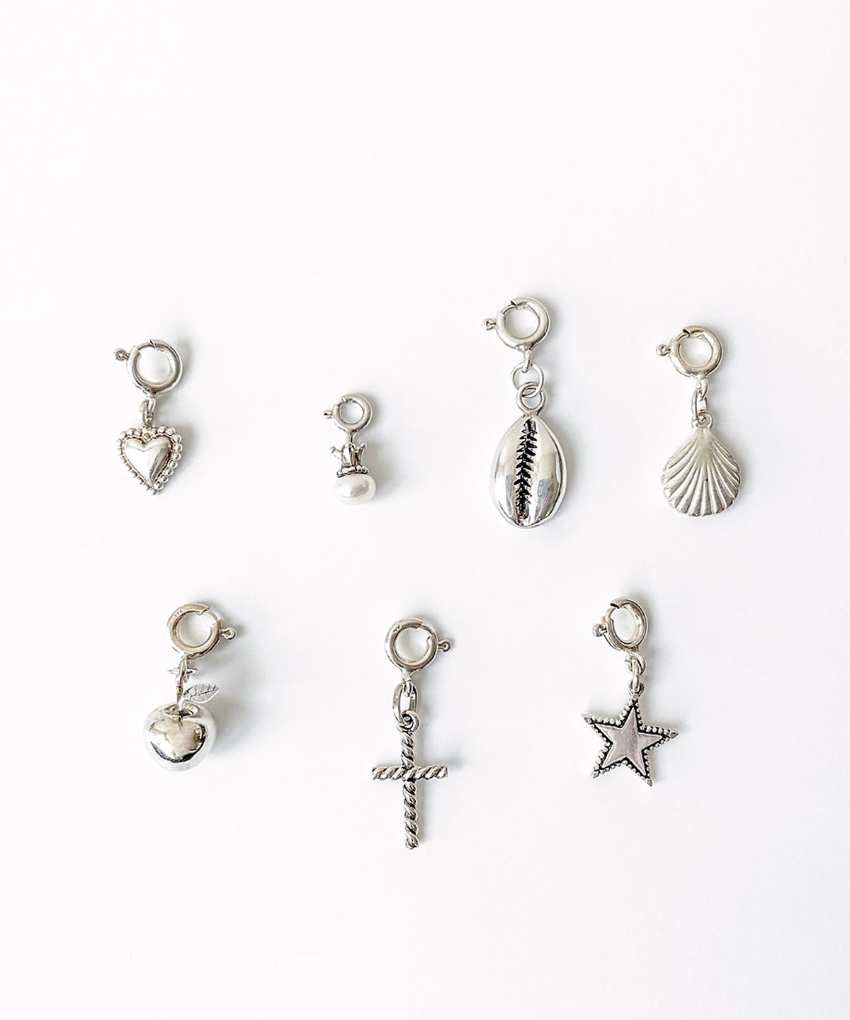 위트홀리데이(WIT-HOLIDAY) Pendant  탈착가능 [ 하트 조개 크라운펄 별 토훔조개 사과 크로스 진주  ]