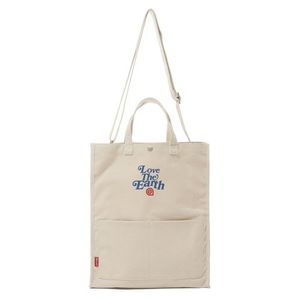 CANVAS LTE TOTE CROSS BAG - ECRU