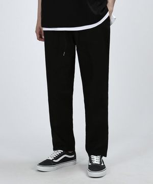 FRO LINEN BANDING PANTS (BLACK)