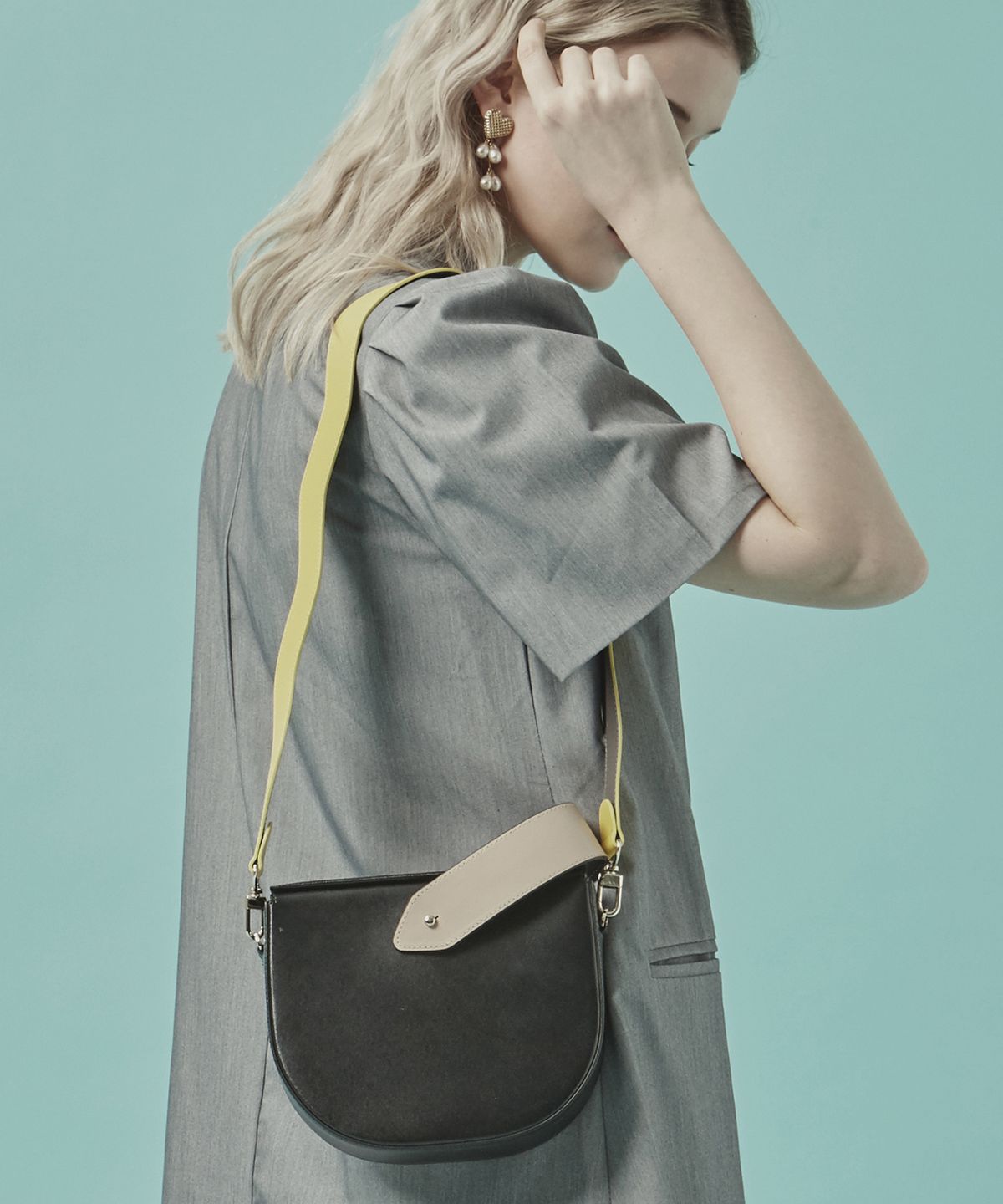 보니블라(BONIBLAH) GLACE BAG (EBONY BLACK)