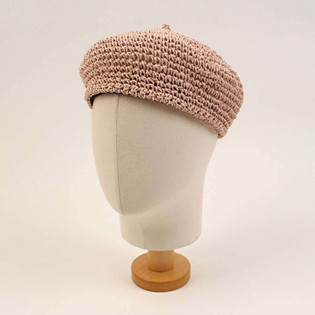 유니버셜 케미스트리(UNIVERSAL CHEMISTRY) Rattan Pink Beret 라탄베레모