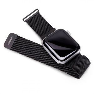 애플워치 메탈스트랩 밀레니즈루프 밴드 블랙 7 6 5 4 3 2 1 SE 전 기종 호환 가능