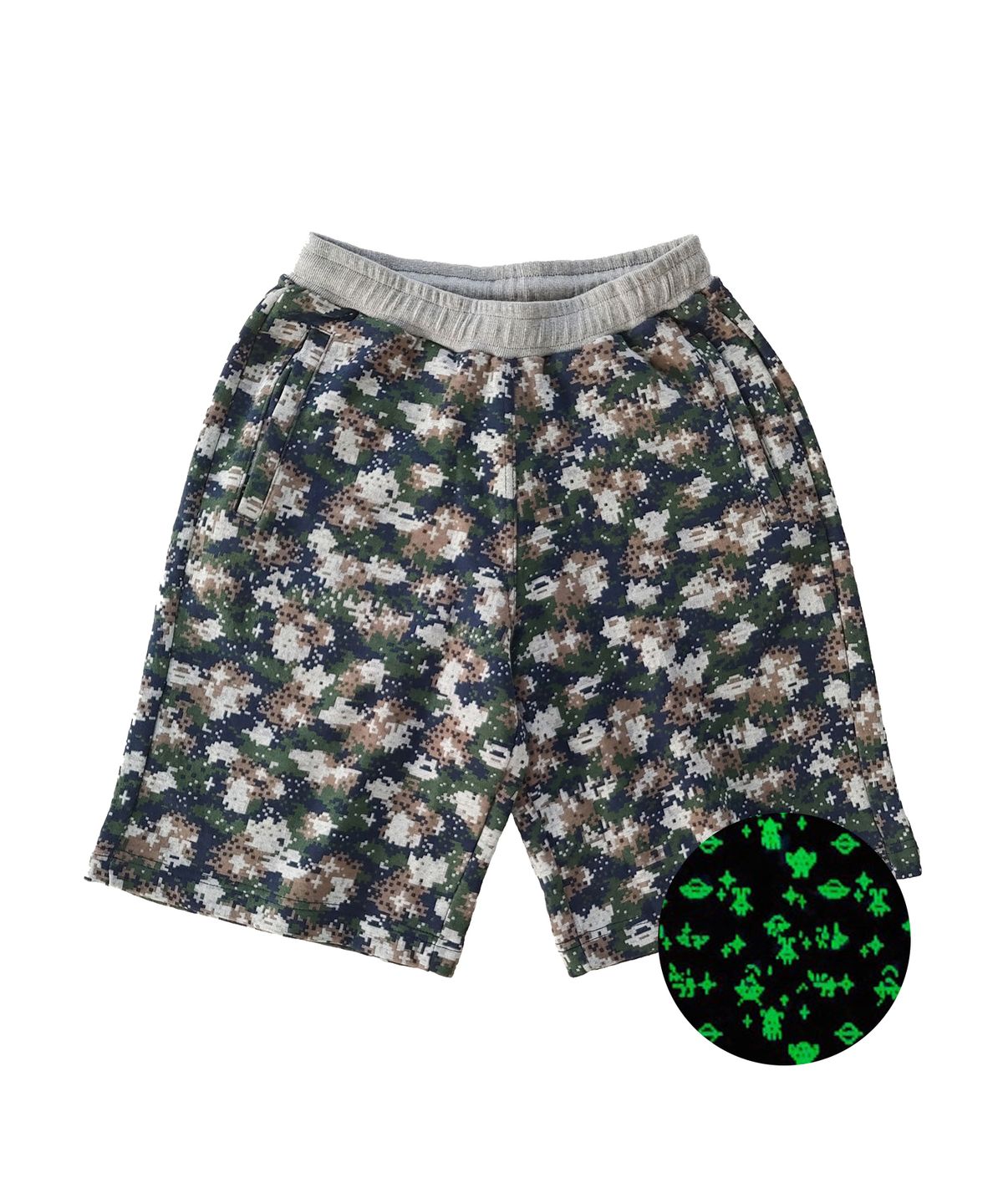 에이오엑스(AOX) pixel camo Half Pants