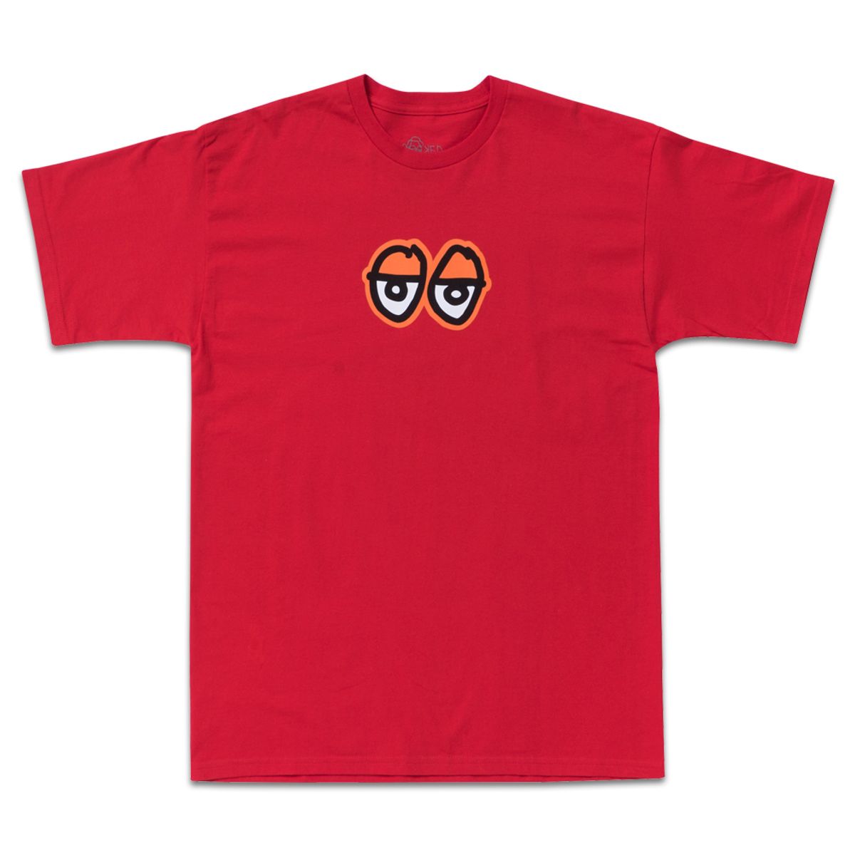 크루키드(KROOKED) EYES LG S/S T-Shirt - RED/ORANGE 51023454F