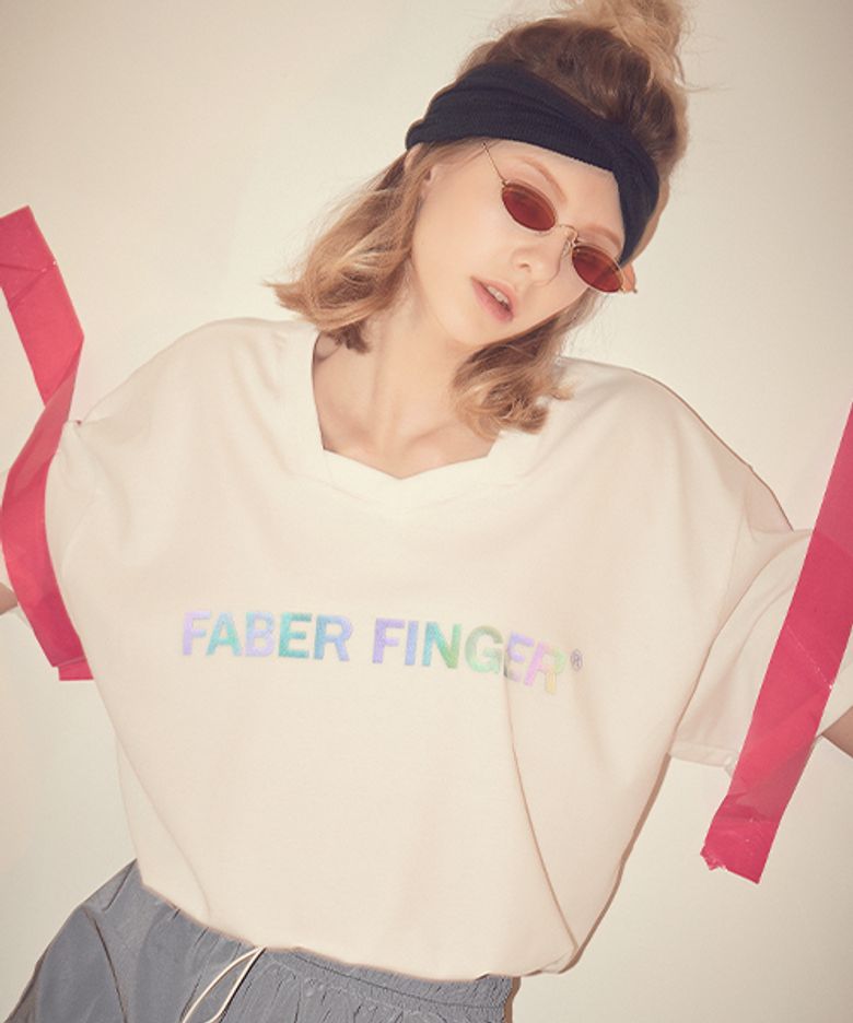 Prism Effet Logo Unisex T-shirt (Ivory)