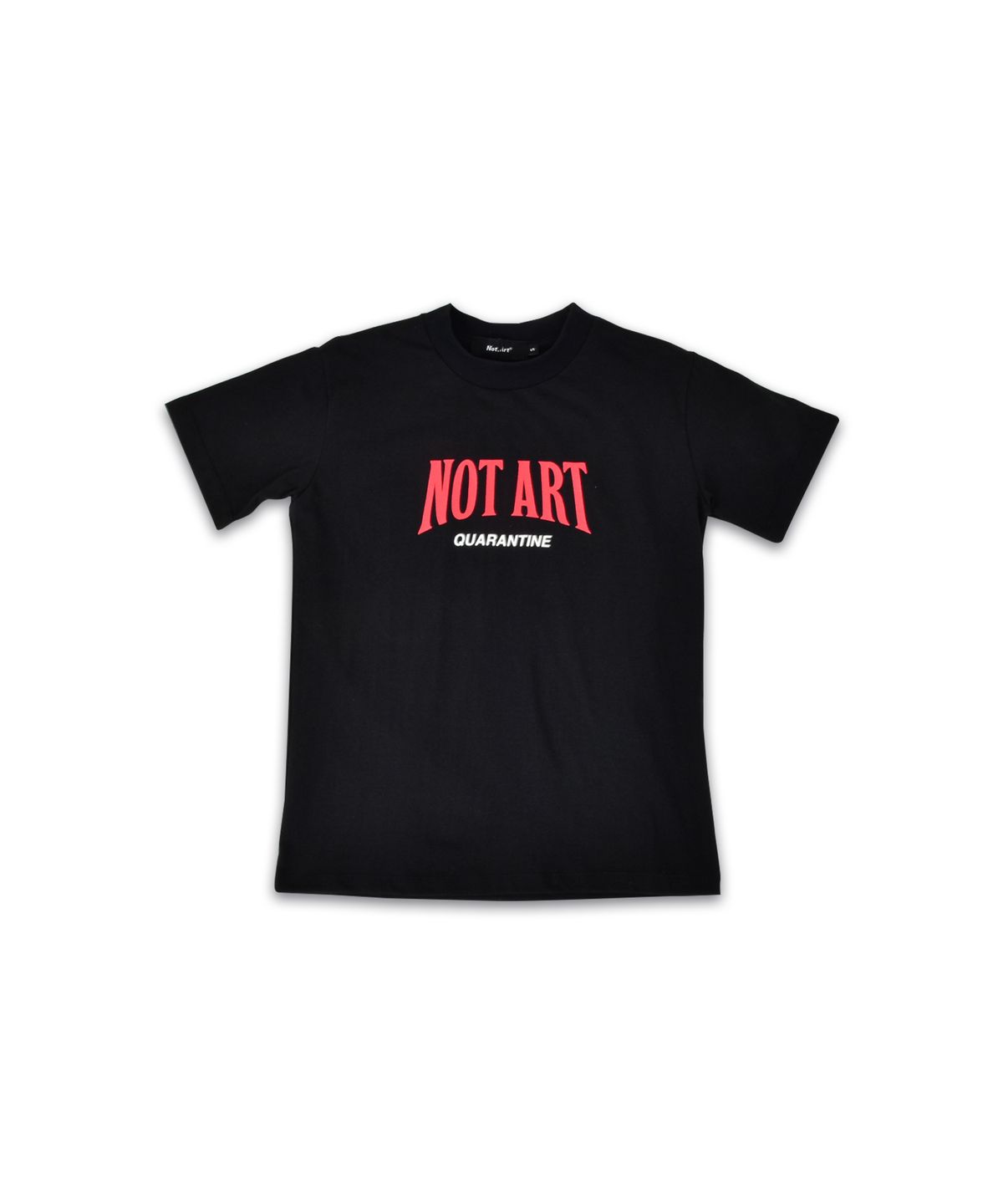 낫아트(NOTART) QUARANTINE AND CHILL MINI T-SHIRT JET BLACK