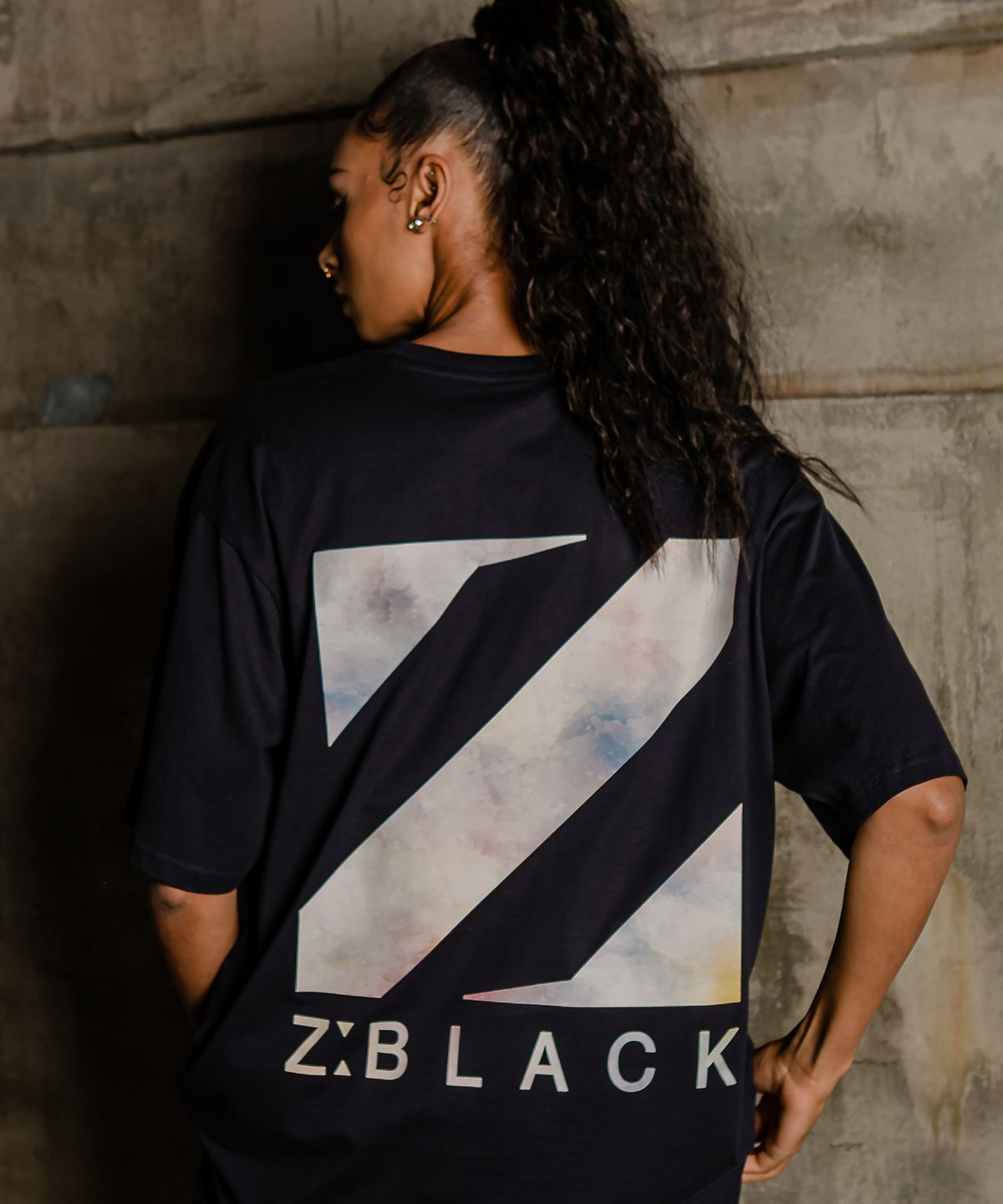 블라뱅(BLAHBANG) ZBLACK 수채화 로고 NO2 (navy)