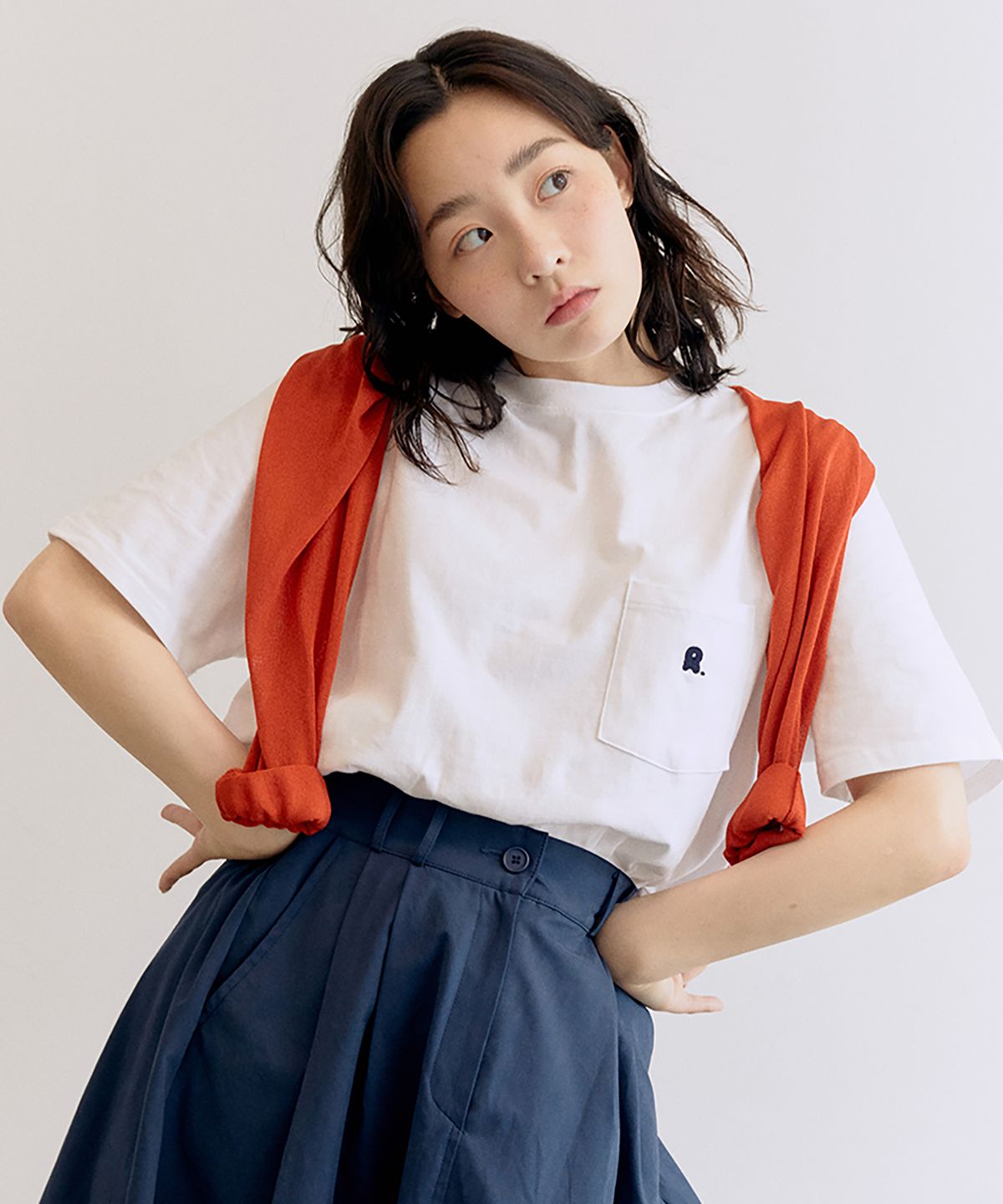 러스티치(RUSTEACH) POCKET TEE (WHITE)