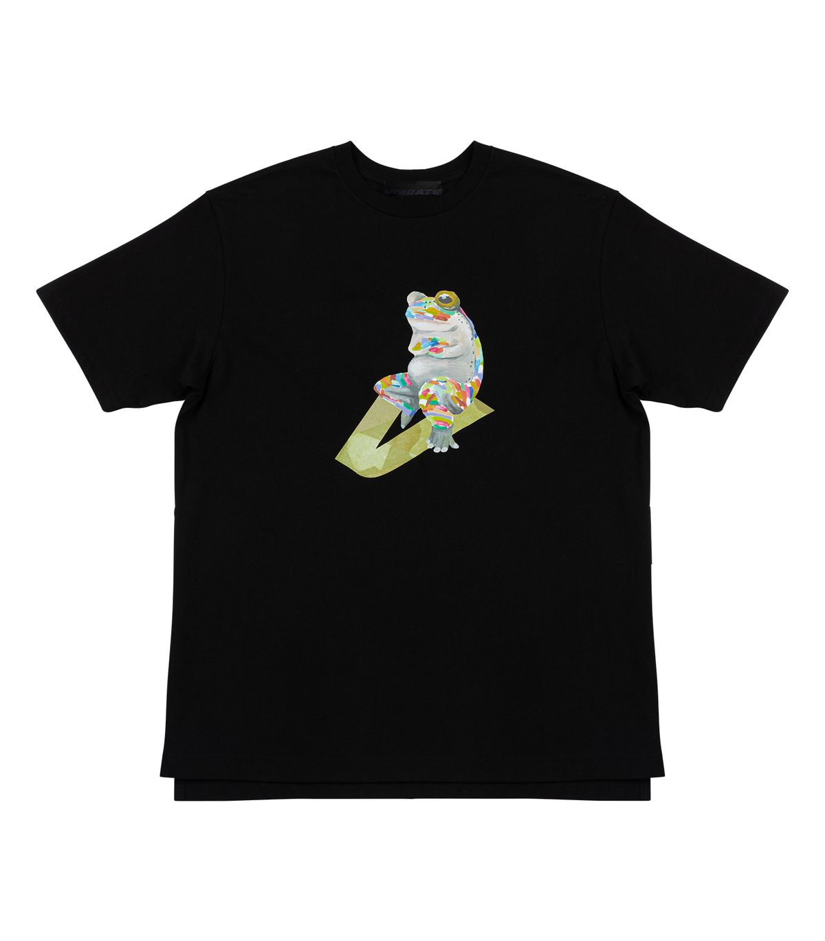 바이브레이트(VIBRATE) GLORY FROG LOGO T-SHIRT (BLACK)
