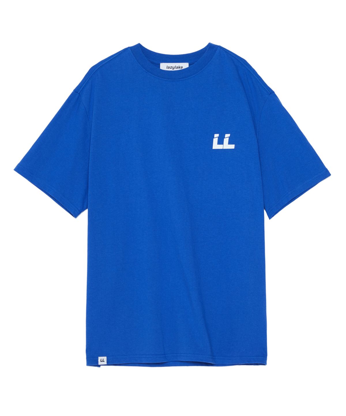레이지레이크(LAZY LAKE) 유니섹스 LL 오버핏 티셔츠 블루