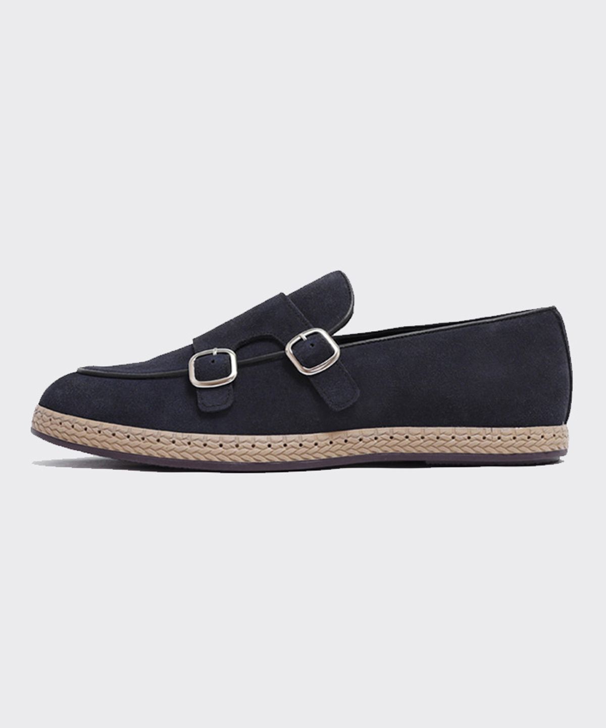 위트맨(WITTMAN) Italy suede moccasin (navy)