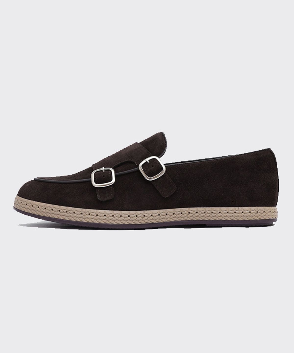 위트맨(WITTMAN) Italy suede moccasin (d.brown)