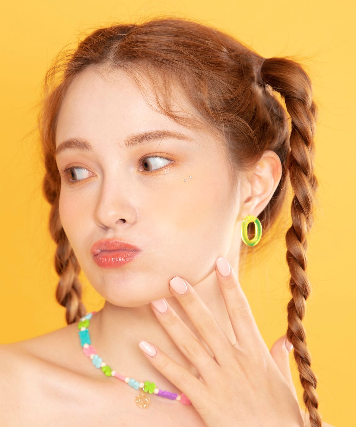 마이부(MY BOO) STEP by STEP - neon orange + neon green