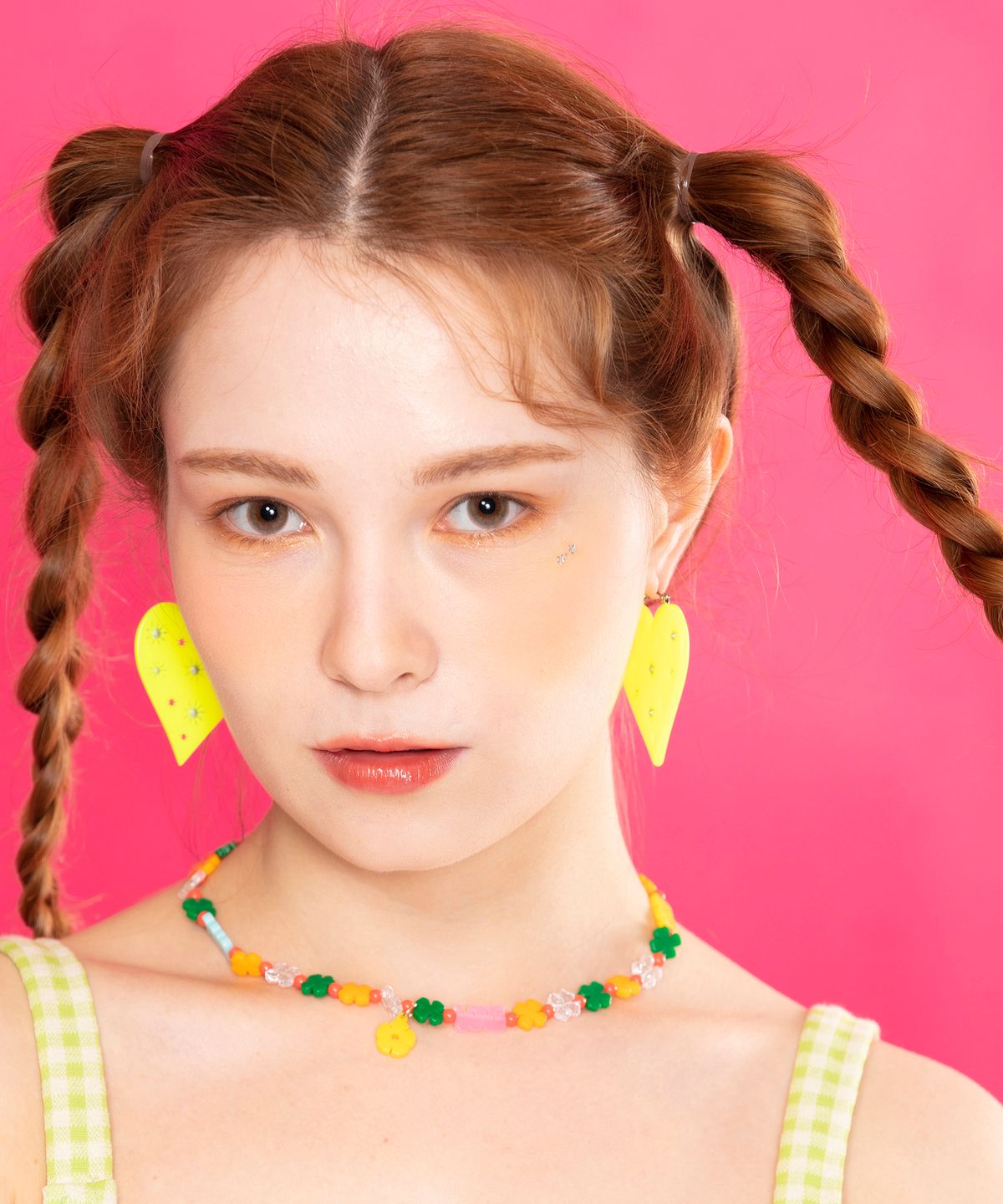 마이부(MY BOO) SHINY HEART - neon green