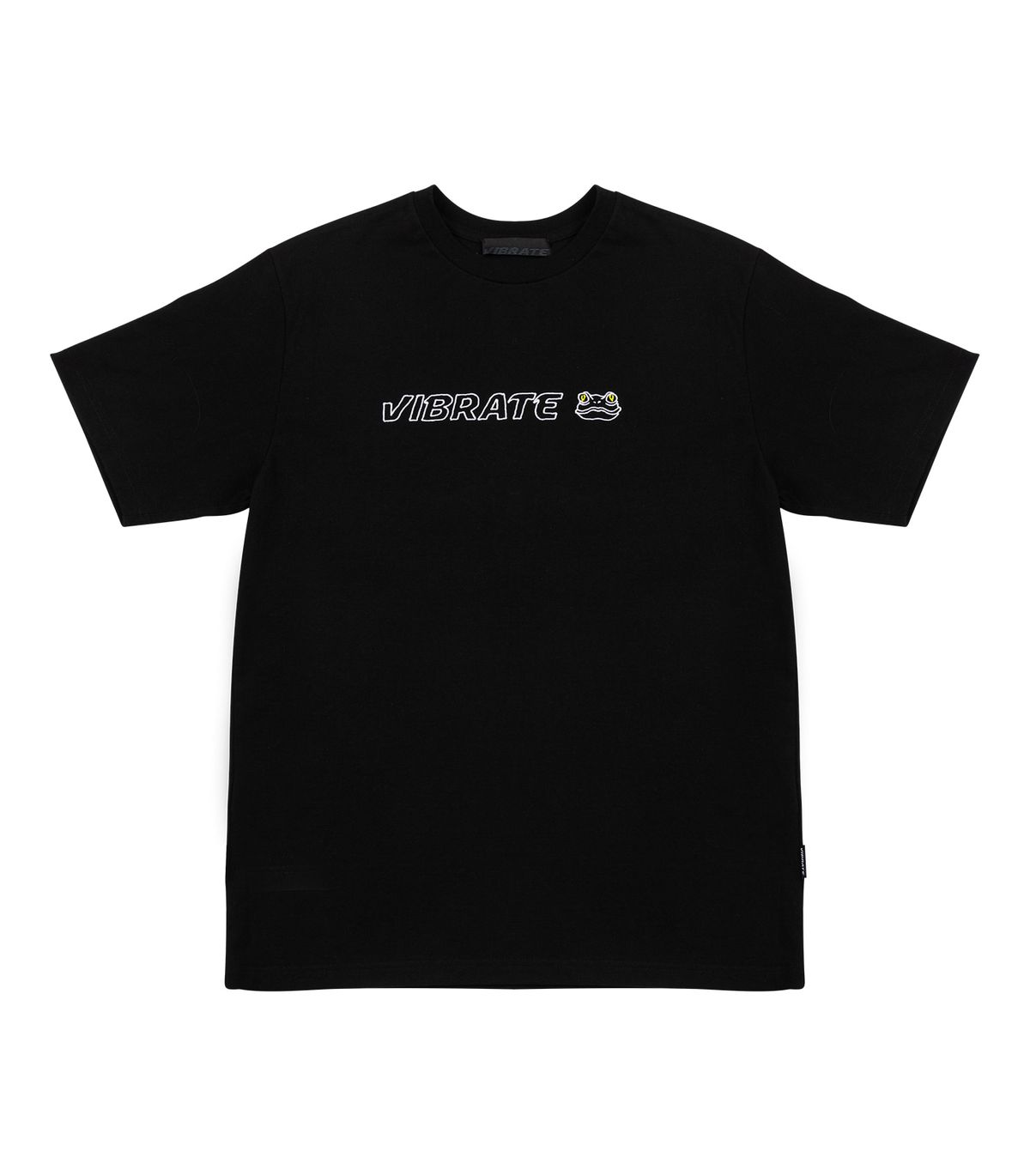 바이브레이트(VIBRATE) SHAMAN FROG LOGO T-SHIRT (BLACK)