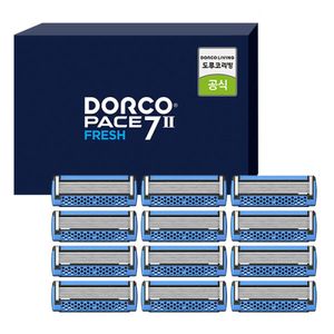 페이스7Ⅱ 프레쉬  면도날 기획세트 (날 총 12입) /7중날