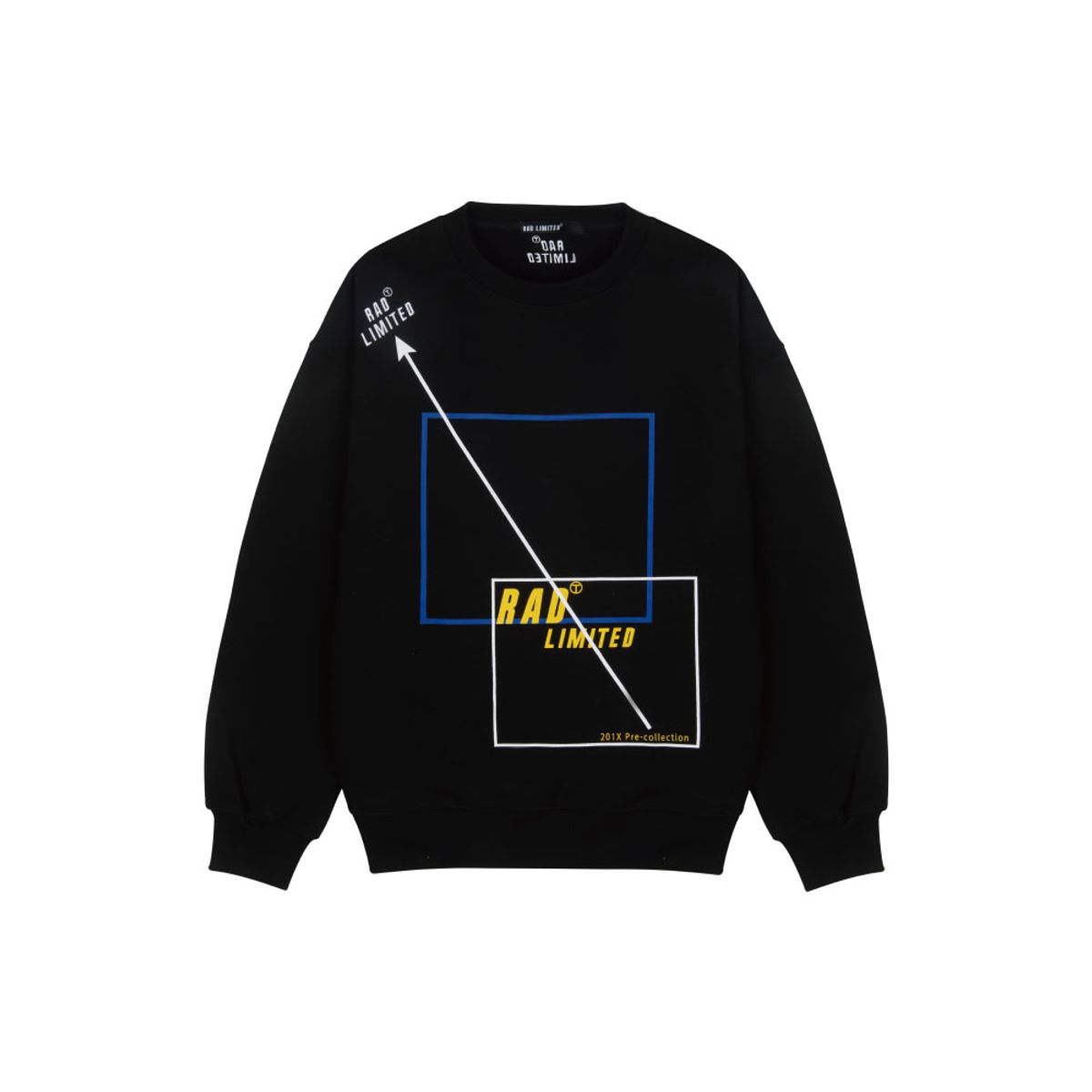 라드리미티드(RAD LIMITED) 애로우 맨투맨 블랙